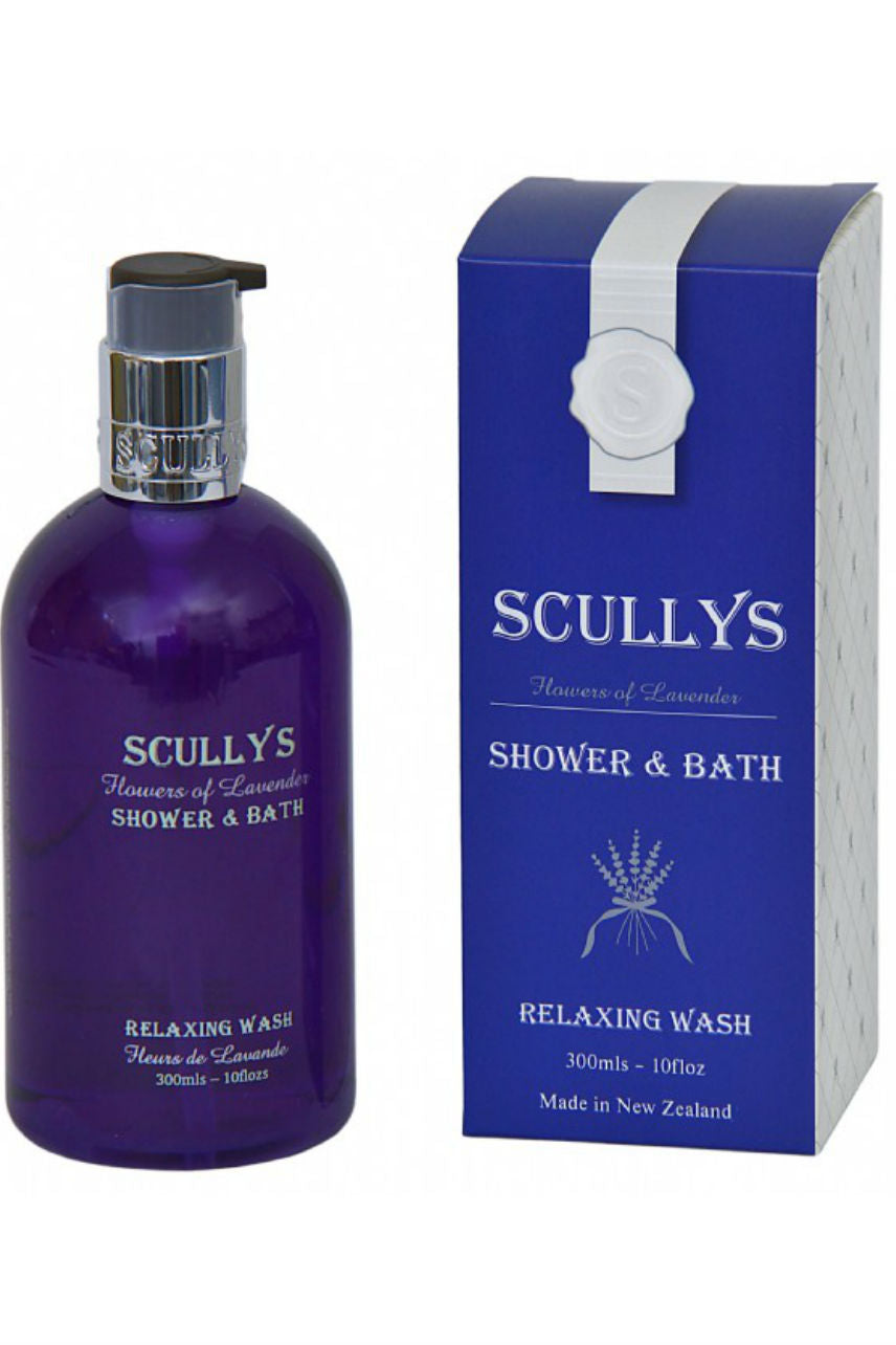SCULLYS Flower of Lavender Shower & Body Wash 300ml - Life Pharmacy St Lukes