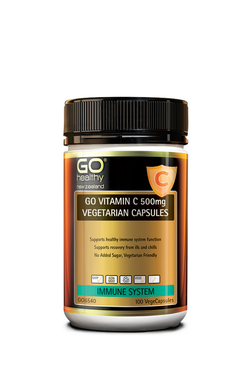 GO HEALTHY Vitamin C 500mg 100 Vege Capsules - Life Pharmacy St Lukes