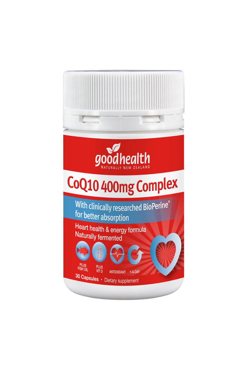 GOOD HEALTH CoQ10 400mg Complex 30caps - Life Pharmacy St Lukes