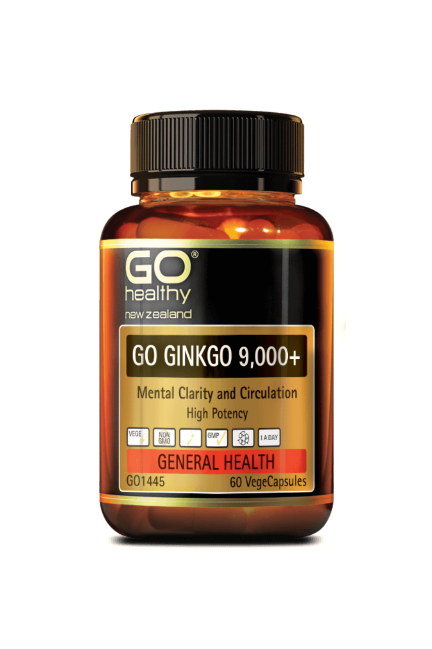 GO Healthy Ginkgo 9000+ 60 Vege Capsules - Life Pharmacy St Lukes