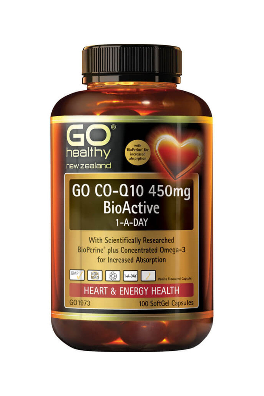GO HEALTHY CoQ10 450mg BioActive 1ADay 100s - Life Pharmacy St Lukes