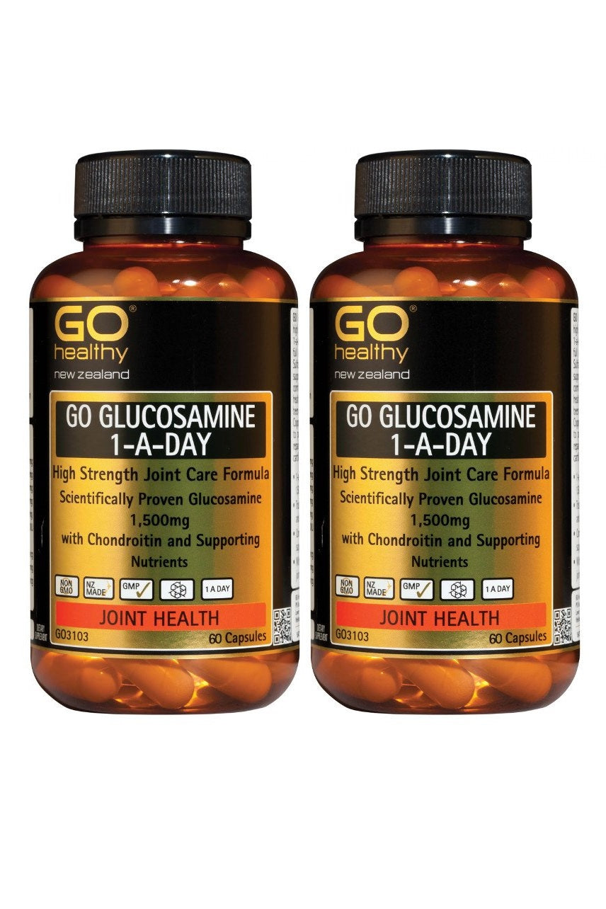 GO HEALTHY Glucosamine 1ADay 2x60s Twin Pack - Life Pharmacy St Lukes