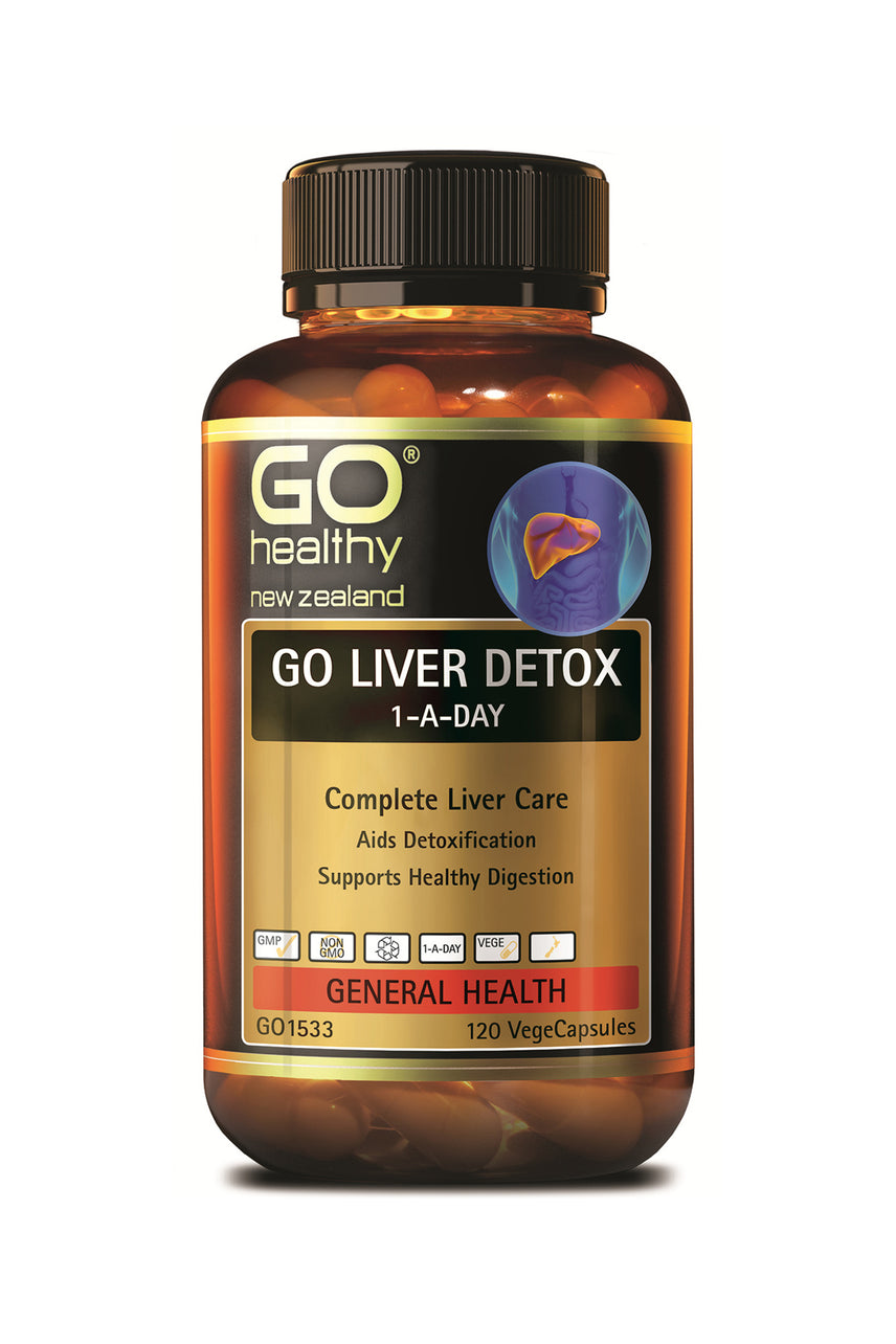 GO HEALTHY Liver Detox 1-A-Day 120 Capsules - Life Pharmacy St Lukes