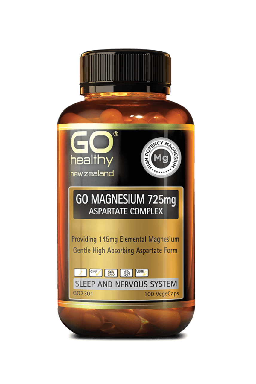 GO Healthy Magnesium Aspartate Complex 725mg 100vcaps - Life Pharmacy St Lukes