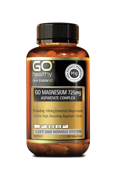 GO Healthy Magnesium Aspartate Complex 725mg 100vcaps - Life Pharmacy St Lukes