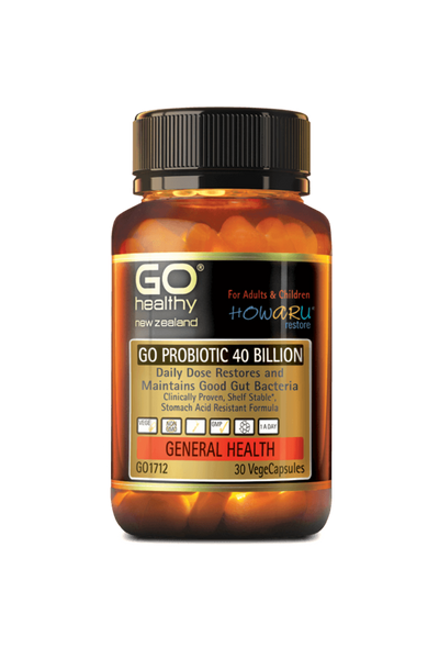 GO Healthy Probiotic 40B HOWARU Restore Vege Capsules 30 - Life Pharmacy St Lukes