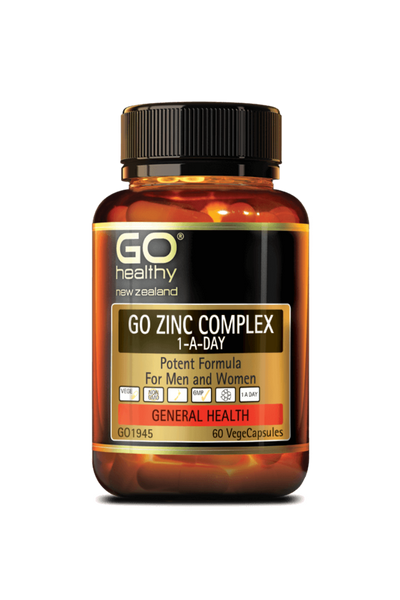 GO HEALTHY Zinc Complex 1-A-Day 60 Vege Capsules - Life Pharmacy St Lukes