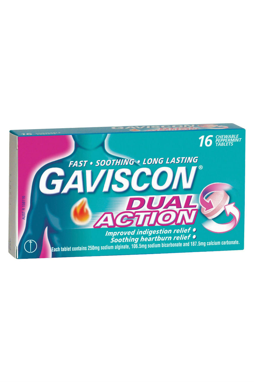GAVISCON Dual Action Tablets 16s - Life Pharmacy St Lukes