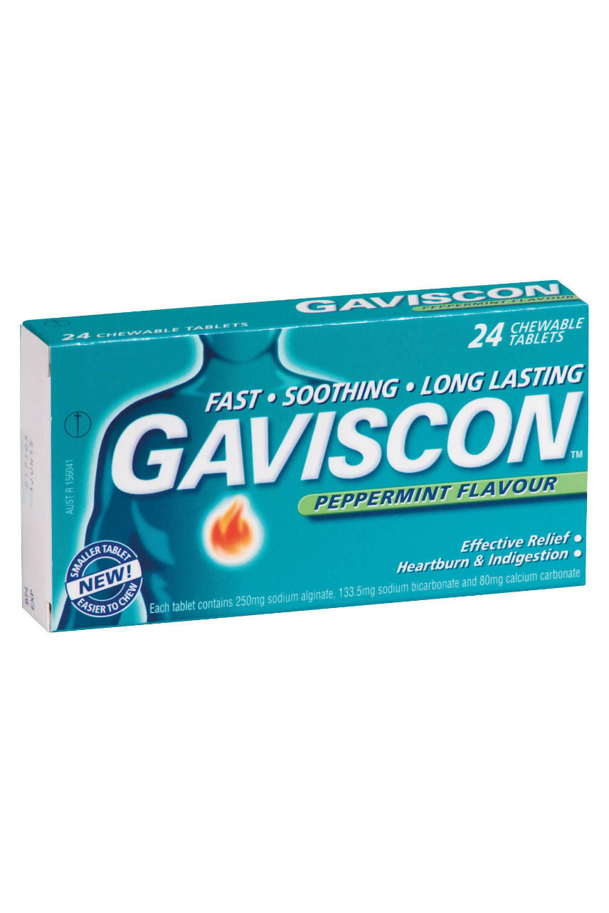 GAVISCON Tabs Peppermint 24s - Life Pharmacy St Lukes