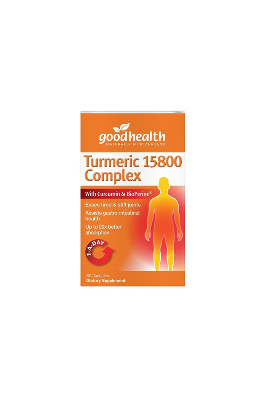 GOOD HEALTH Turmeric 15800 Complex 30caps - Life Pharmacy St Lukes