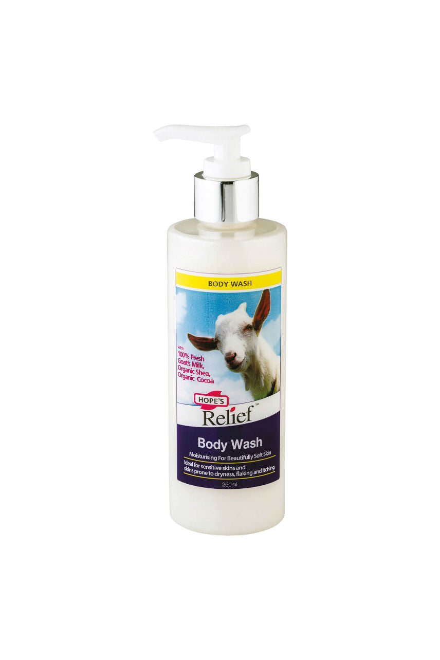 Hopes Relief Goats Milk Body Wash 250ml - Life Pharmacy St Lukes