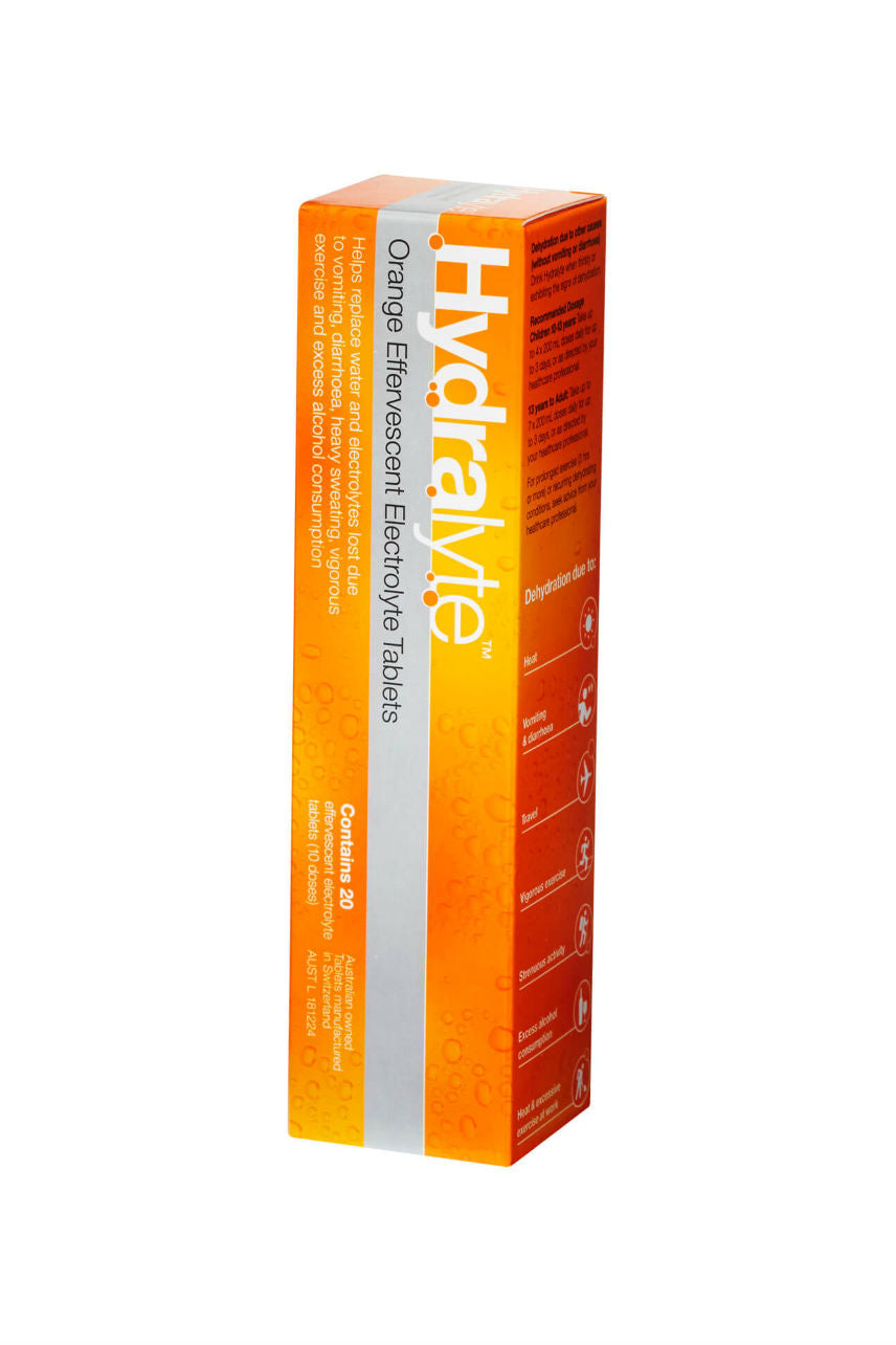 HYDRALYTE Effervescent Orange 20tabs - Life Pharmacy St Lukes