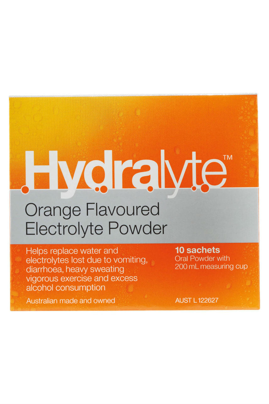 HYDRALYTE Powder Orange 10 sachets - Life Pharmacy St Lukes