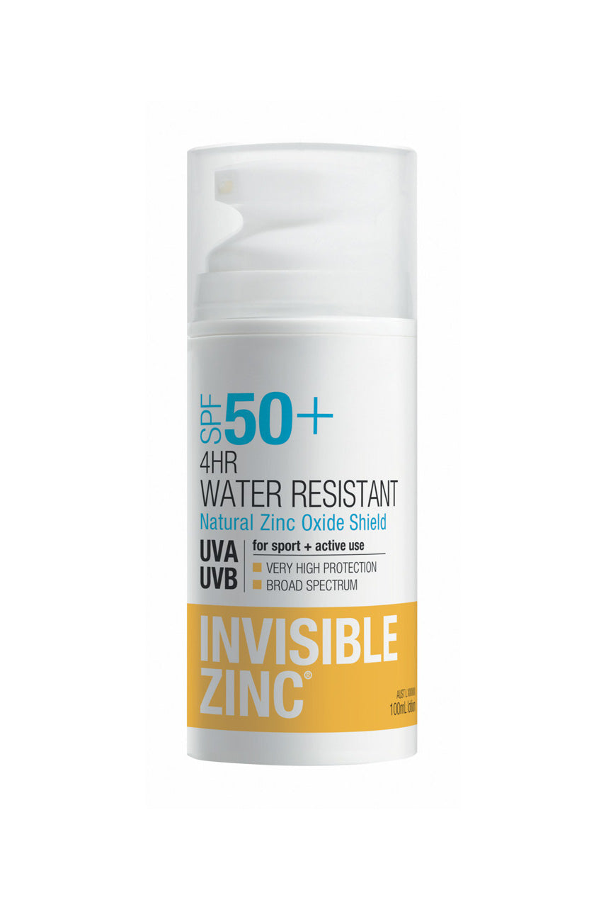 Invisible Zinc 4Hr Water Resistant SPF50+ 100ml - Life Pharmacy St Lukes