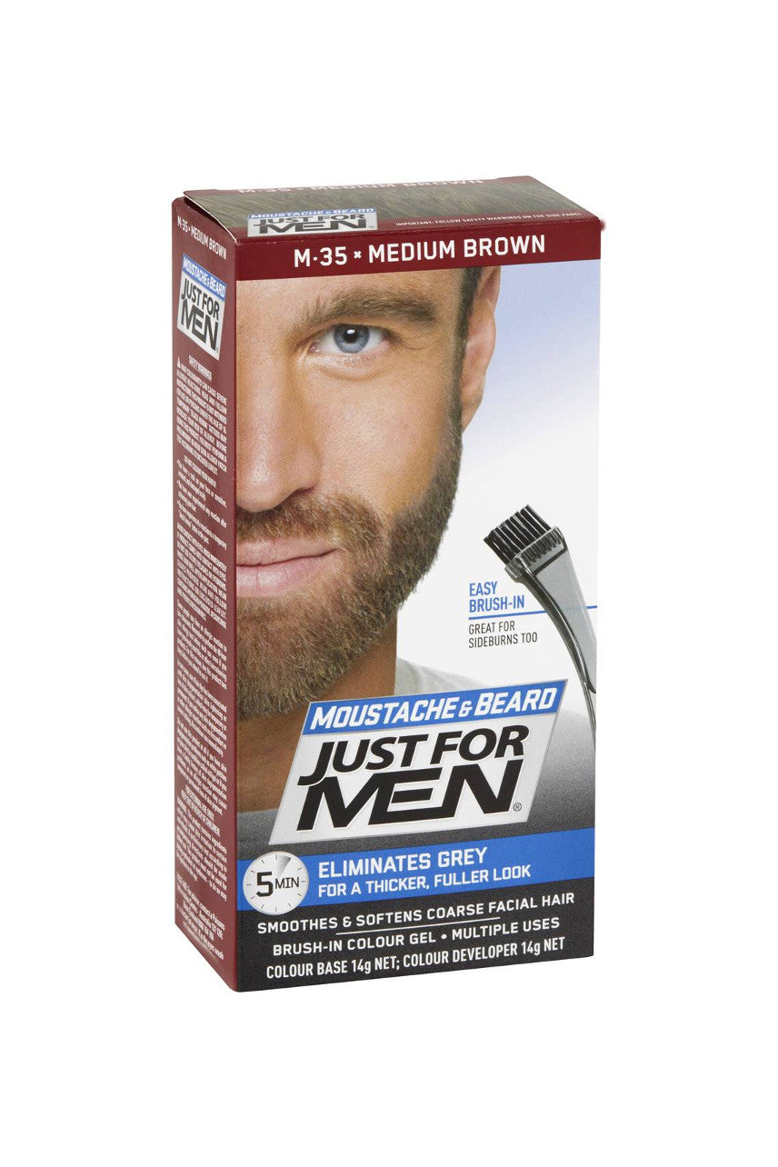 JUST FOR MEN Beard Medium Brown - Life Pharmacy St Lukes