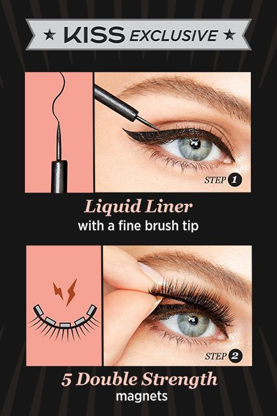 KISS Magnetic Eyeliner Black - Life Pharmacy St Lukes
