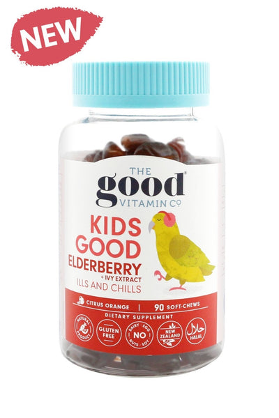 The Good Vitamin Co Kids Elderberry + Ivy Extract 90s - Life Pharmacy St Lukes