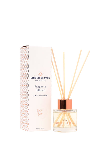 LINDEN LEAVES Midi Diffuser Basil & Lime 50ml - Life Pharmacy St Lukes