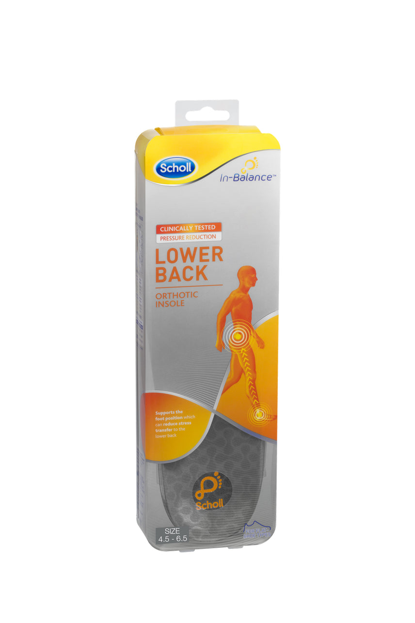 SCHOLL In-balance Lower Back Orthotic Insole Small - Life Pharmacy St Lukes