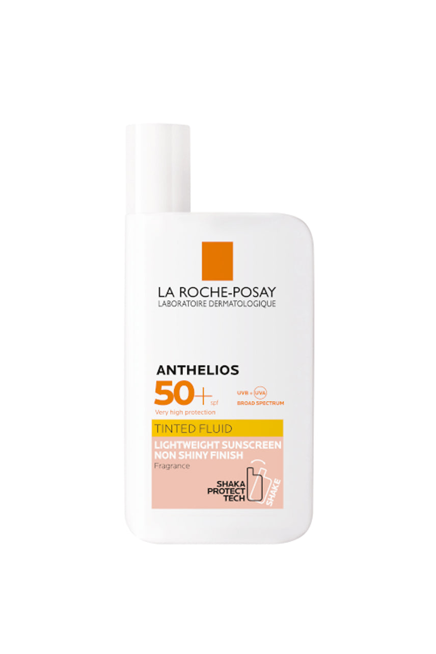 LA ROCHE-POSAY Anthelios Tinted Fluid Ultra-Light Facial Sunscreen SPF50+ 50ml - Life Pharmacy St Lukes