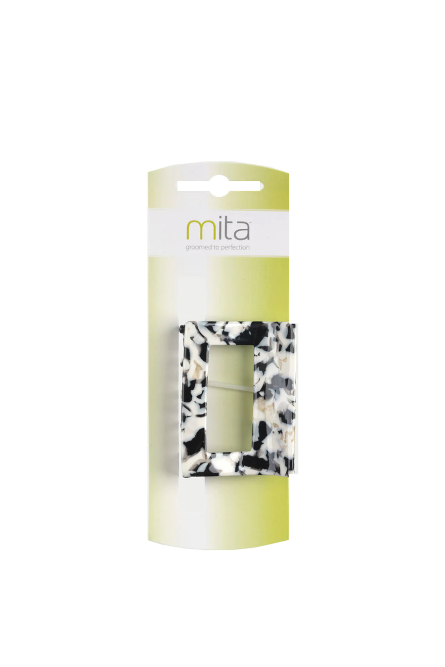 MITA CD4765CD Marble Black & White Rectangle Claw Clip - Life Pharmacy St Lukes