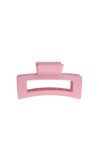 MITA CD4763CD Matt Dusty Pink Rectangle Claw Clip - Life Pharmacy St Lukes