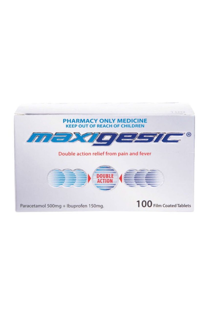 MAXIGESIC Pain Relief 100 Tablets - Life Pharmacy St Lukes