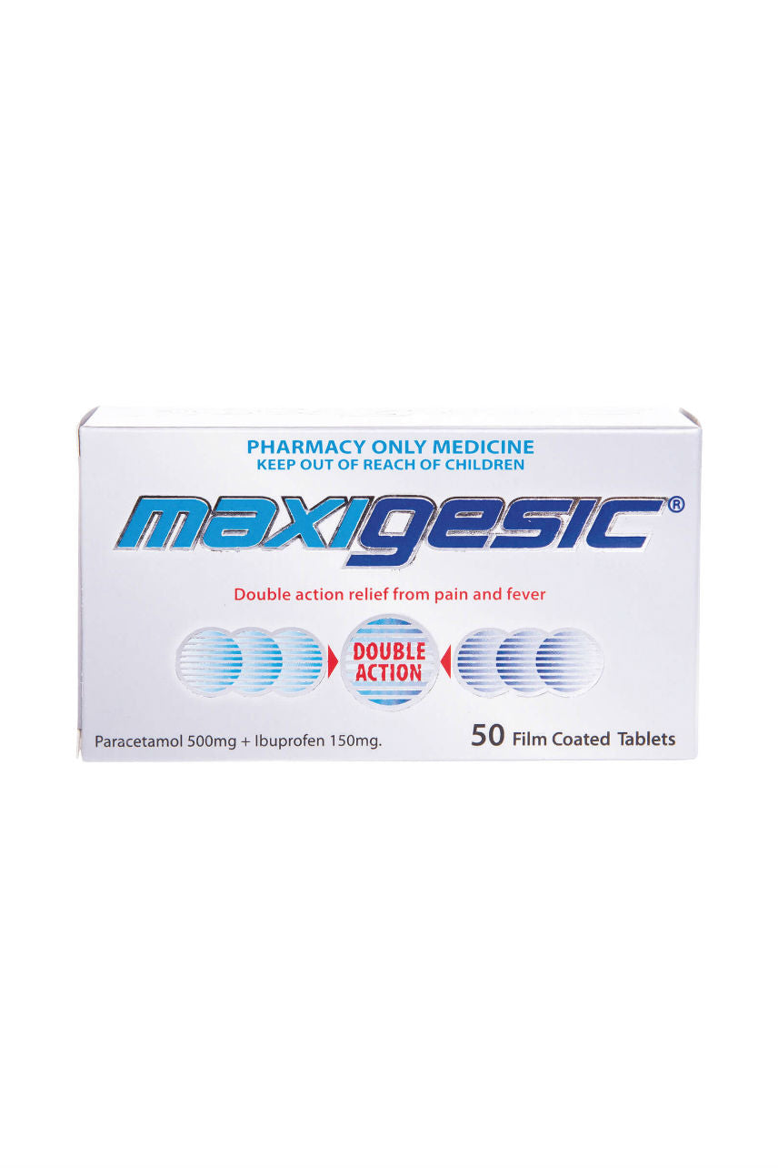 MAXIGESIC Pain Relief 50 Tablets - Life Pharmacy St Lukes