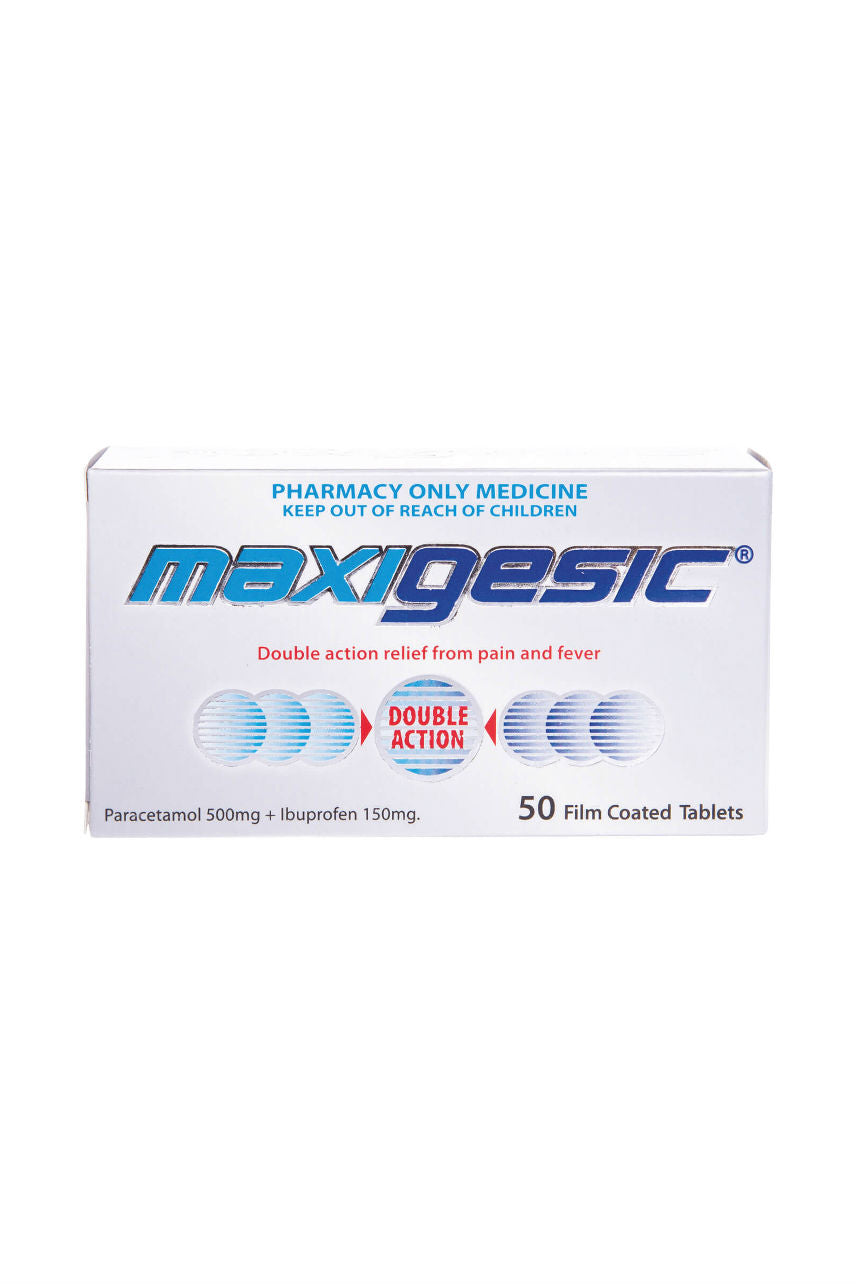 MAXIGESIC Pain Relief 50 Tablets - Life Pharmacy St Lukes