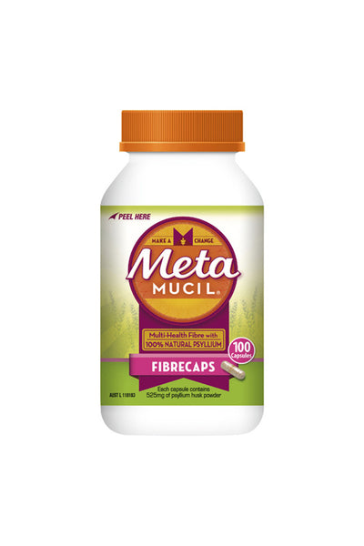METAMUCIL Fibrecaps 100 Capsules - Life Pharmacy St Lukes