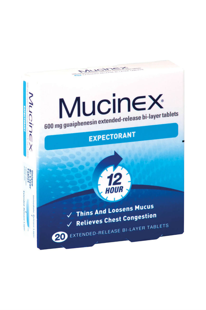 MUCINEX Expectorant 600mg Tabs 20s - Life Pharmacy St Lukes