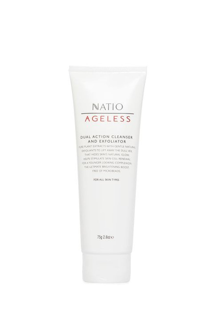 NATIO Ageless Dual Action Cleanser and Exfoliator 75g - Life Pharmacy St Lukes