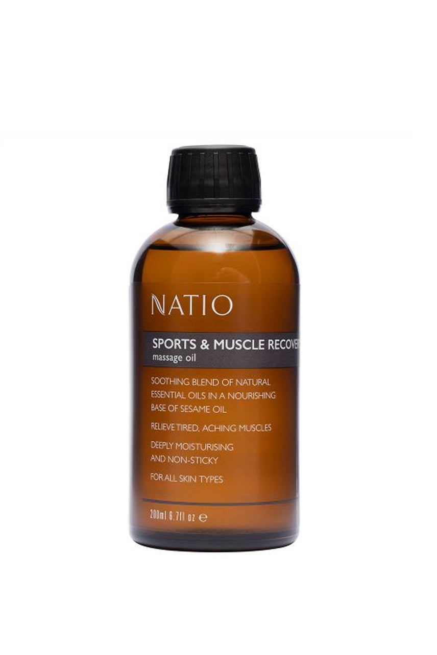 NATIO Sports & Muscle Recovery Massage Oil - Life Pharmacy St Lukes