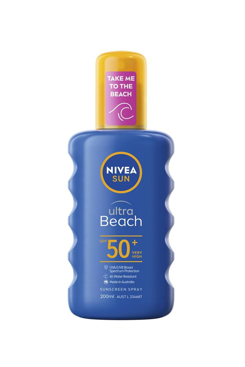 NIVEA Sun SPF 50+ Ultra Beach Protect Spray 200ml - Life Pharmacy St Lukes