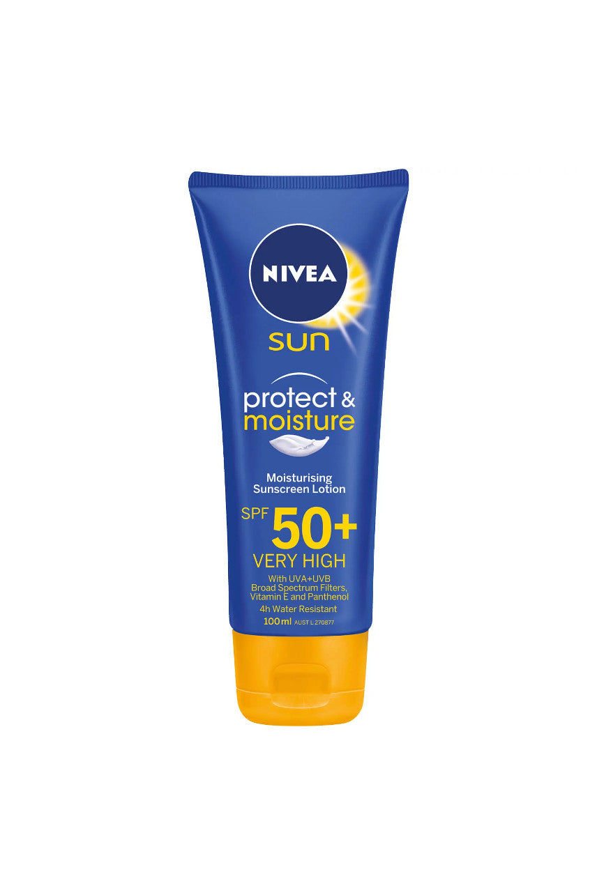 NIVEA Sun Protect & Moisturising Lotion SPF50+ 100ml - Life Pharmacy St Lukes