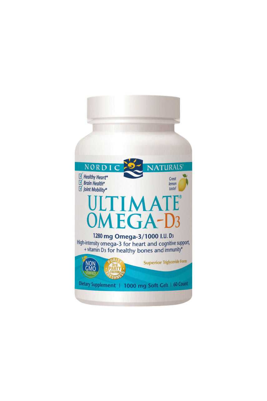 NORDIC NATURALS Ultimate Omega 1280mg + Vitamin D3 1000 IU 60s - Life Pharmacy St Lukes