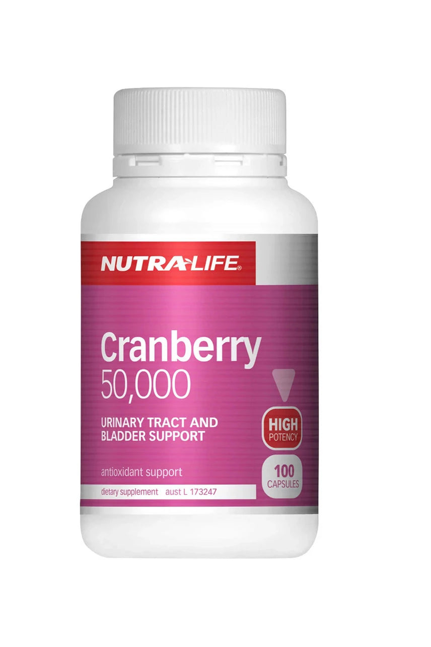 NUTRALIFE Cranberry 50000mg 100caps - Life Pharmacy St Lukes