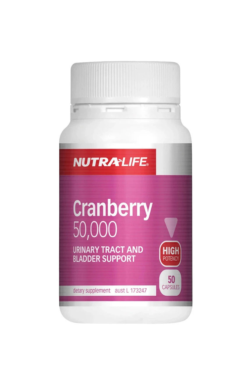 NUTRALIFE Cranberry 50000mg 50caps - Life Pharmacy St Lukes