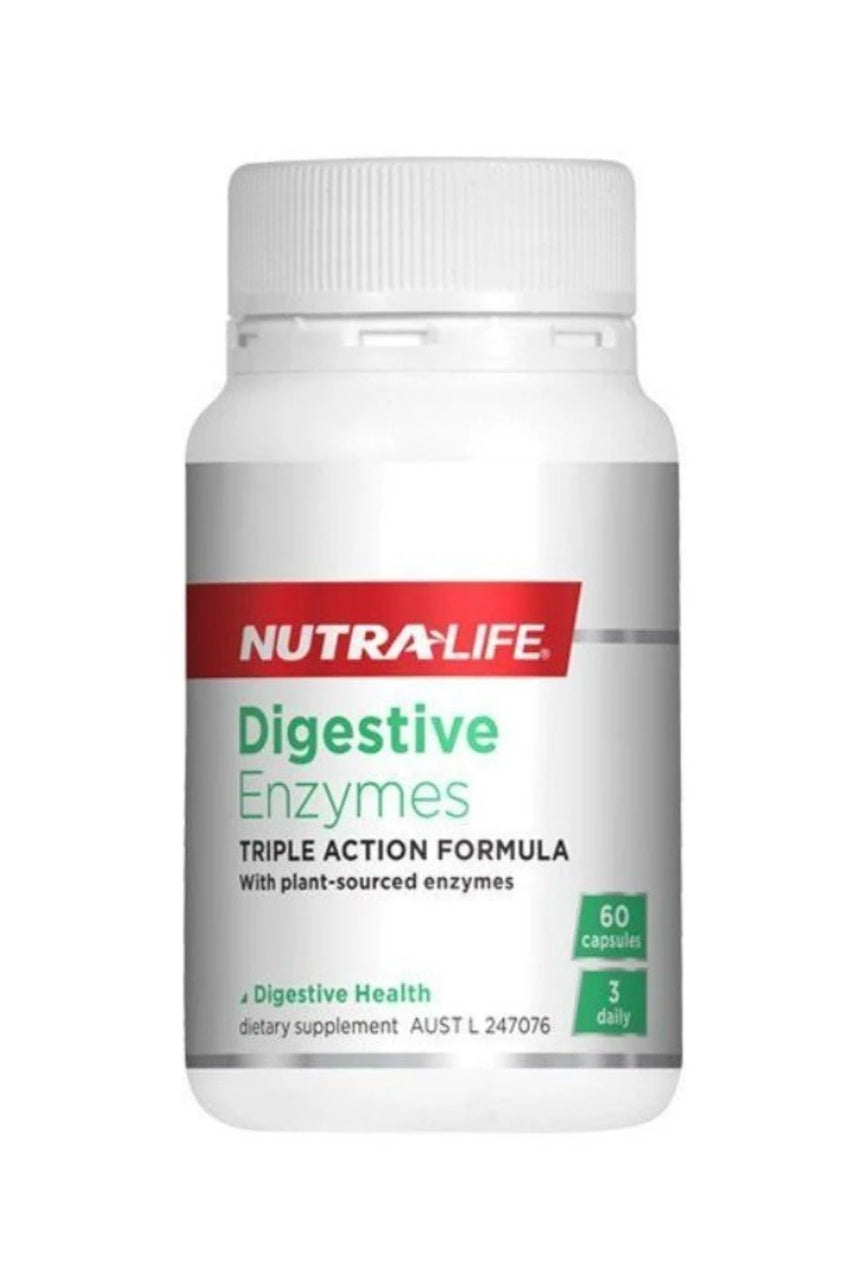 NUTRALIFE Digestive Enzymes 60caps - Life Pharmacy St Lukes