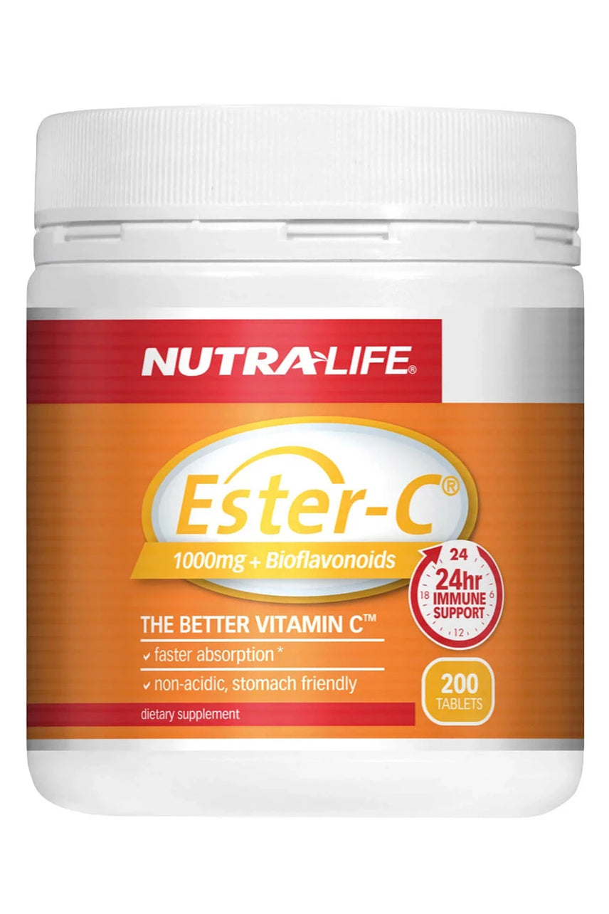 NUTRALIFE Ester C 1000mg + Bioflavonoids 200tabs - Life Pharmacy St Lukes