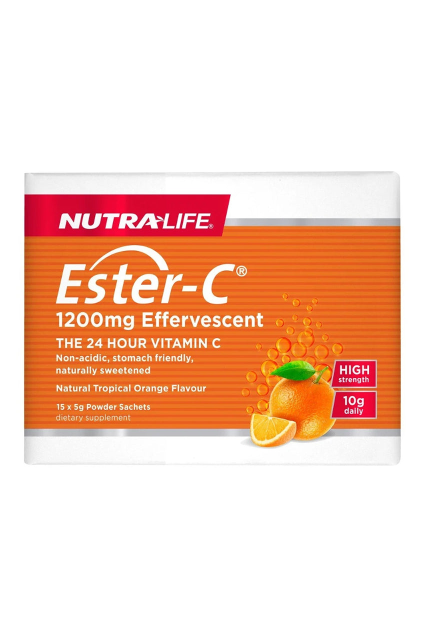 NUTRALIFE Ester C 1200mg Effervescent Sachets 15 - Life Pharmacy St Lukes