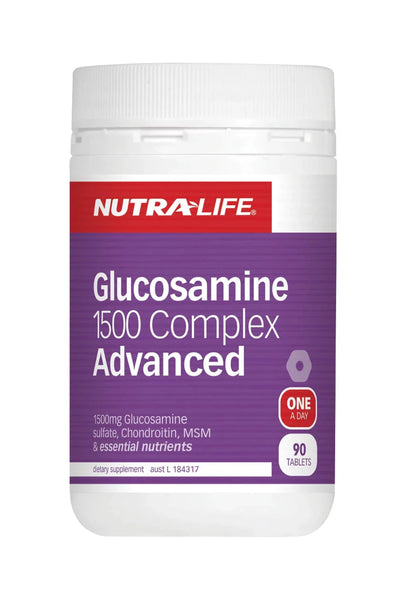 NUTRALIFE Glucosamine 1500 Complex Advanced 90tabs - Life Pharmacy St Lukes