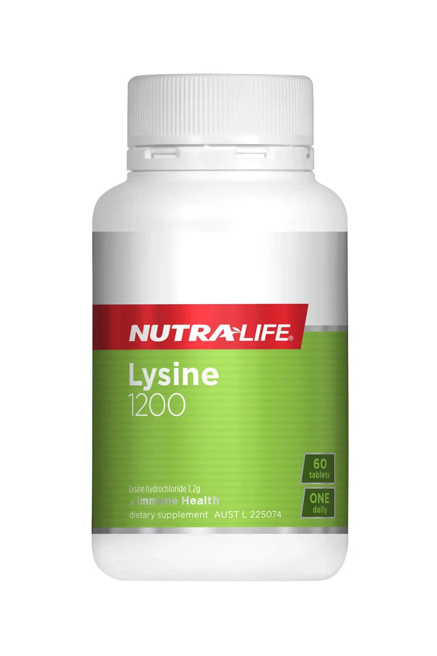 NUTRALIFE Lysine 1200mg 60tabs - Life Pharmacy St Lukes