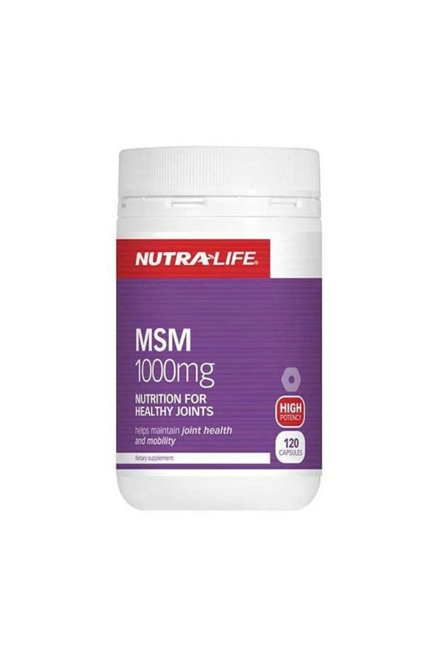 NUTRALIFE MSM 1000mg 120caps - Life Pharmacy St Lukes
