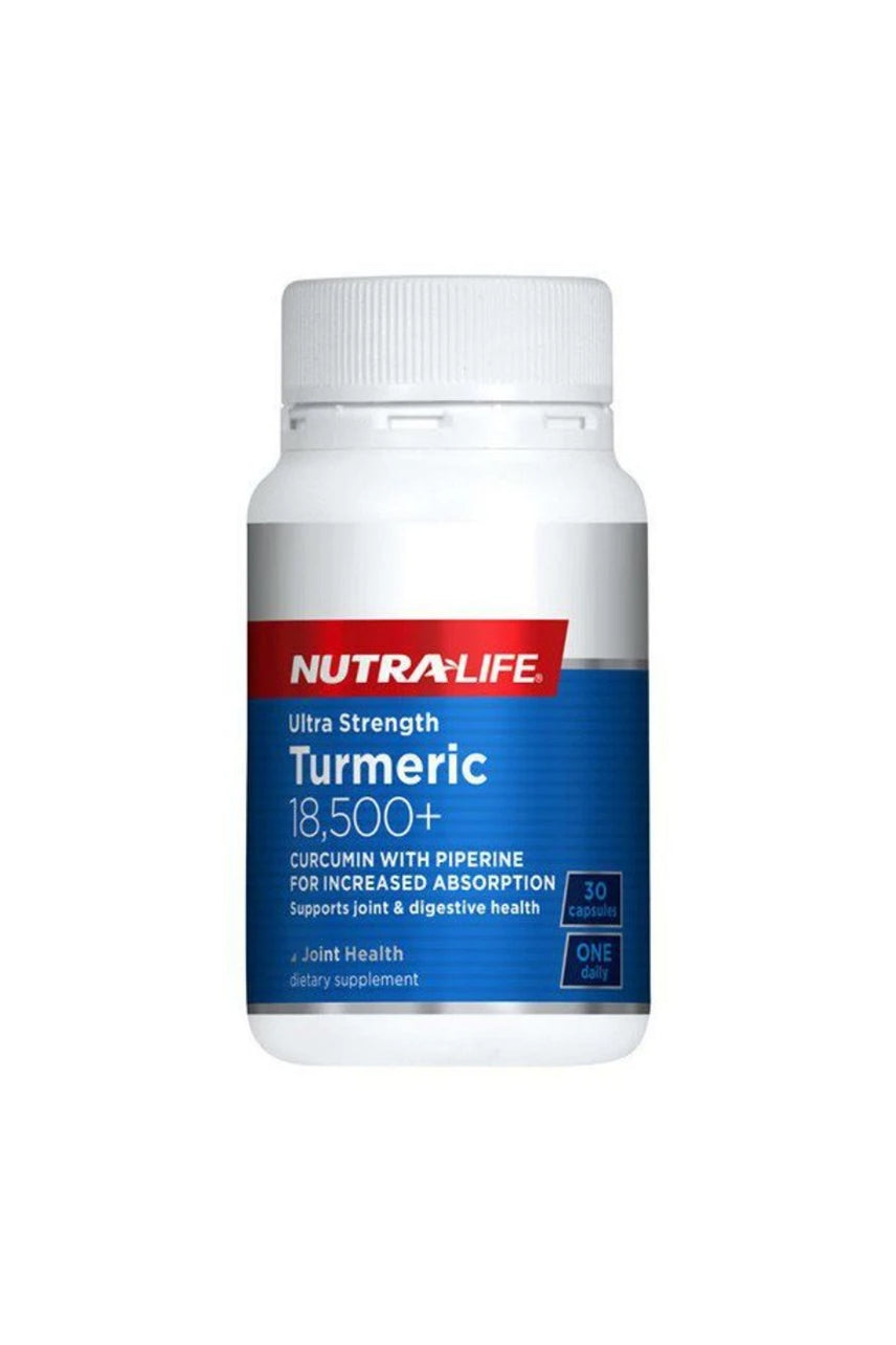 NUTRALIFE Turmeric 18500mg + Ultra Strength 30cap - Life Pharmacy St Lukes