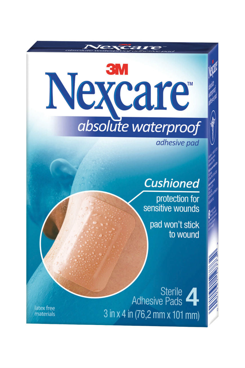 Nexcare Absolute Waterproof Adhesive Pad 4 - Life Pharmacy St Lukes