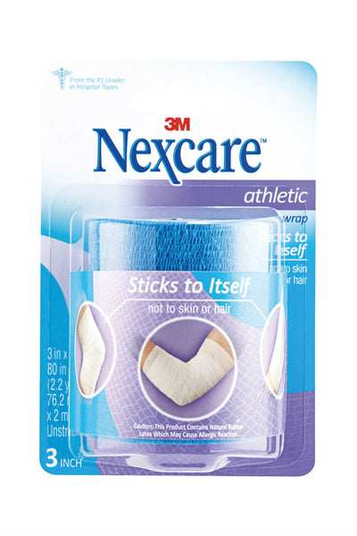 Nexcare Athletic Wrap 75mm Blue - Life Pharmacy St Lukes
