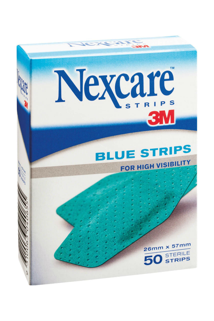 Nexcare Active Blue Strips 50s - Life Pharmacy St Lukes
