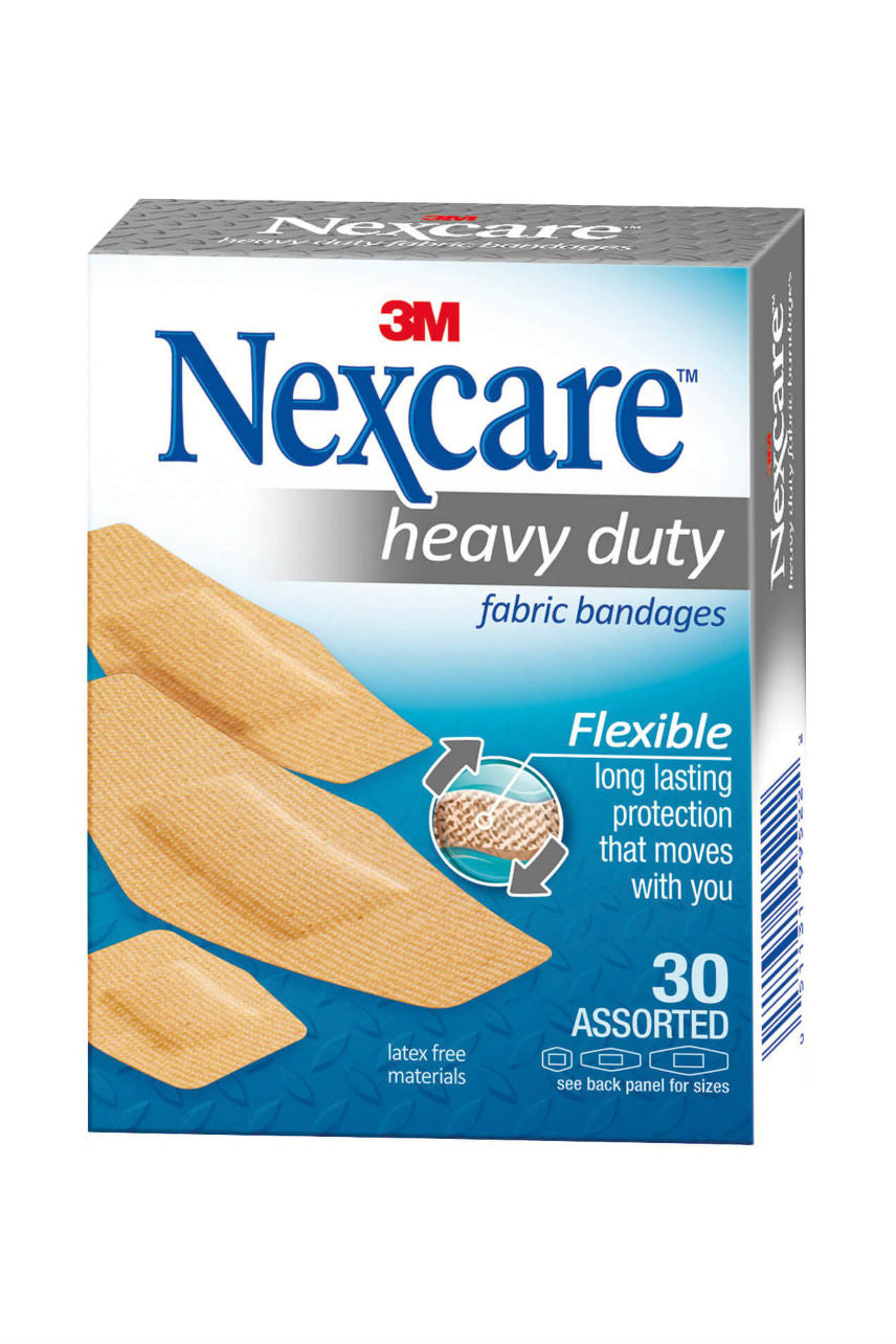 Nexcare Heavy Duty Fabric Bandage Asst 30pk - Life Pharmacy St Lukes