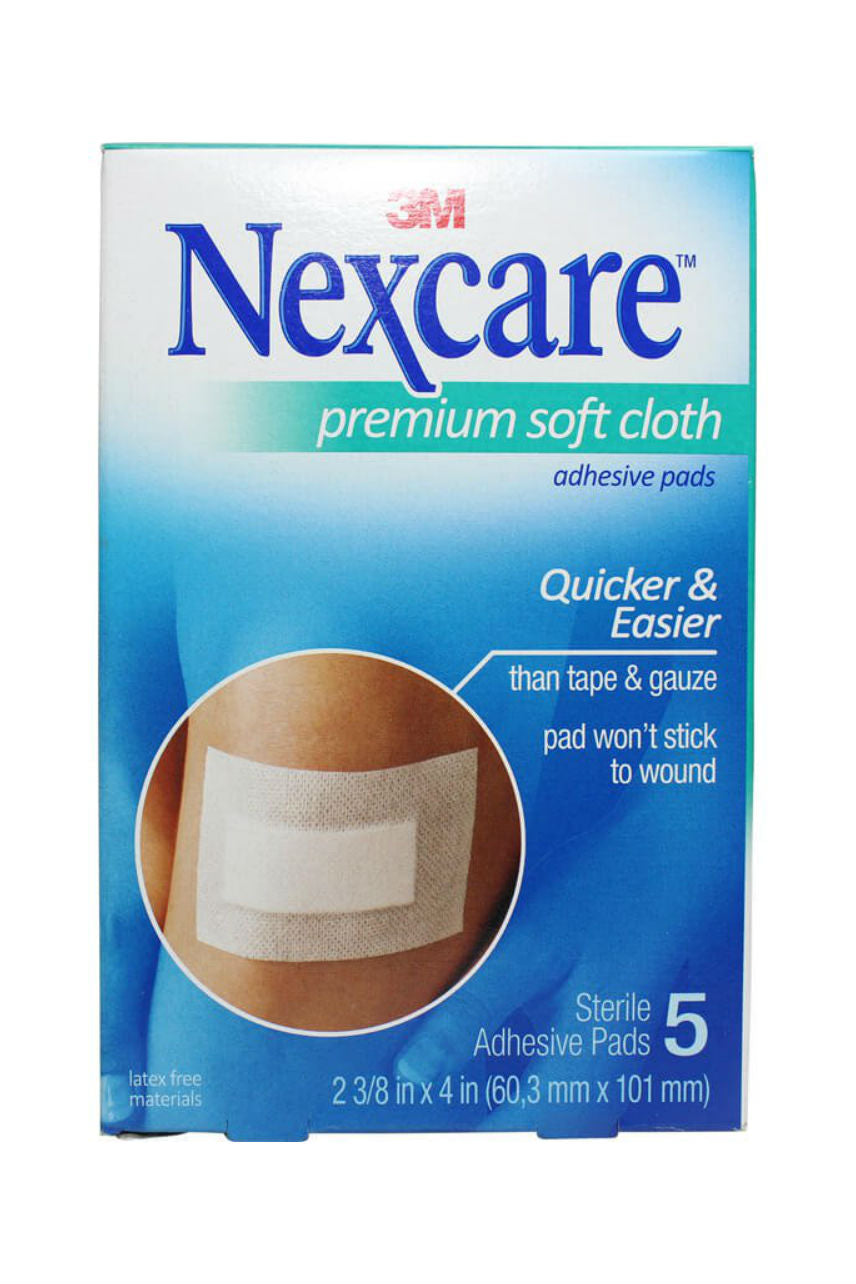 Nexcare Premium Soft Cloth Adhesive Pad 5 - Life Pharmacy St Lukes
